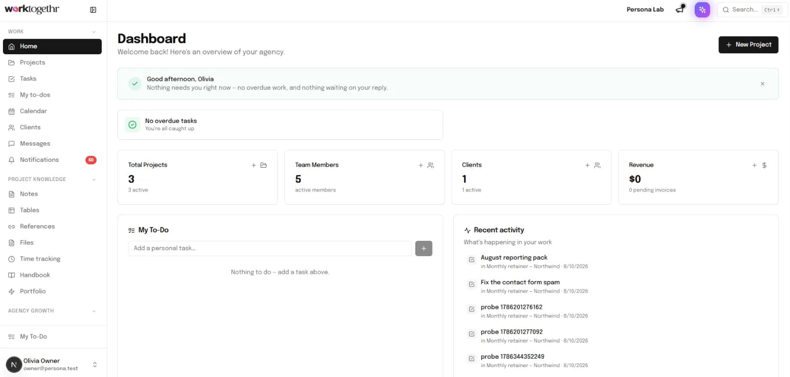 Worktogethr - product screenshot