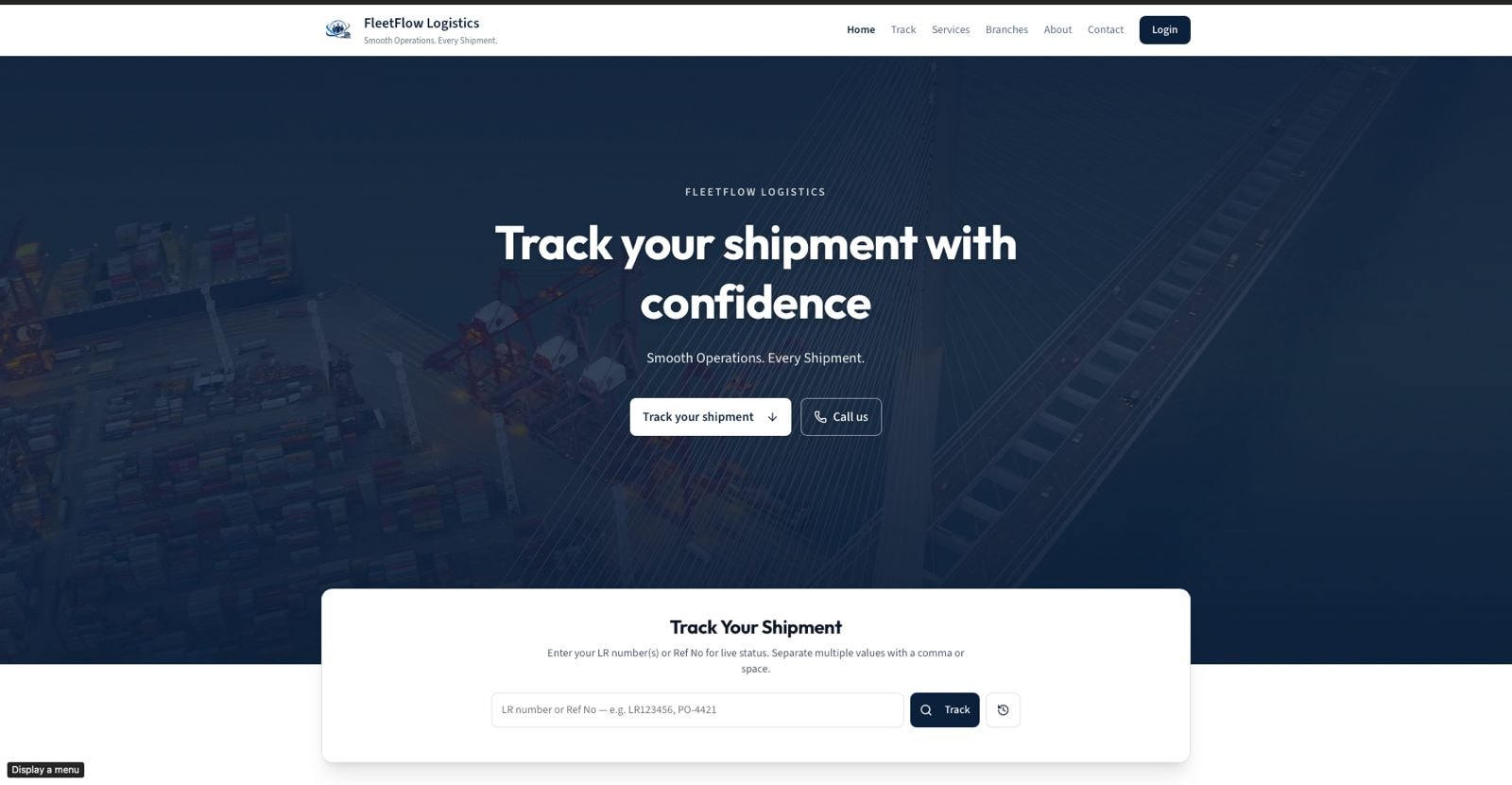 iLogitix TMS - product screenshot