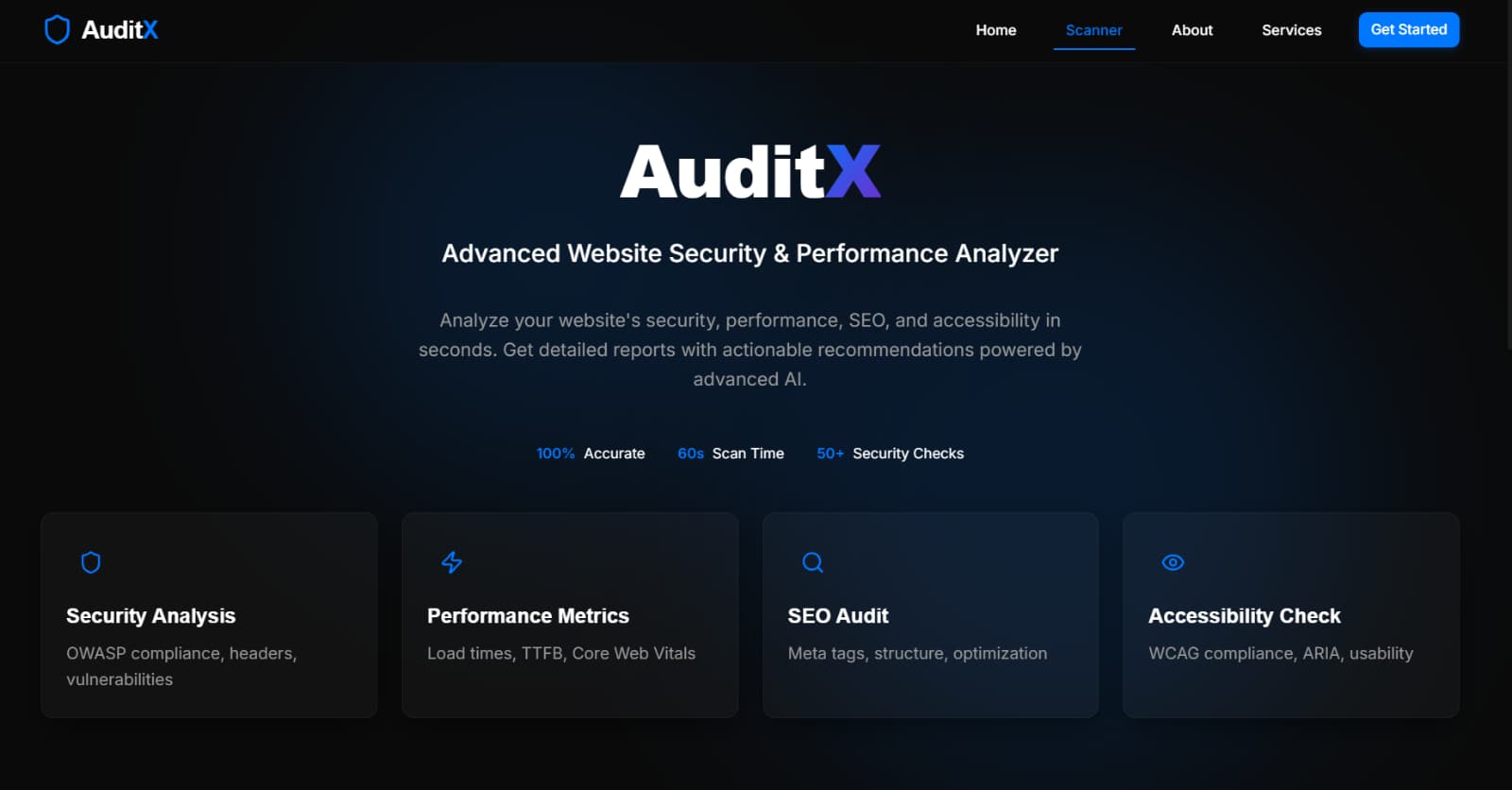 AuditX - product screenshot